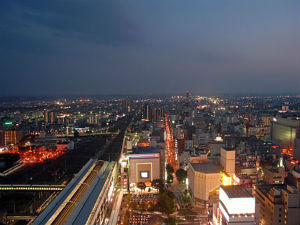 周辺アクセス：郡山の夜景