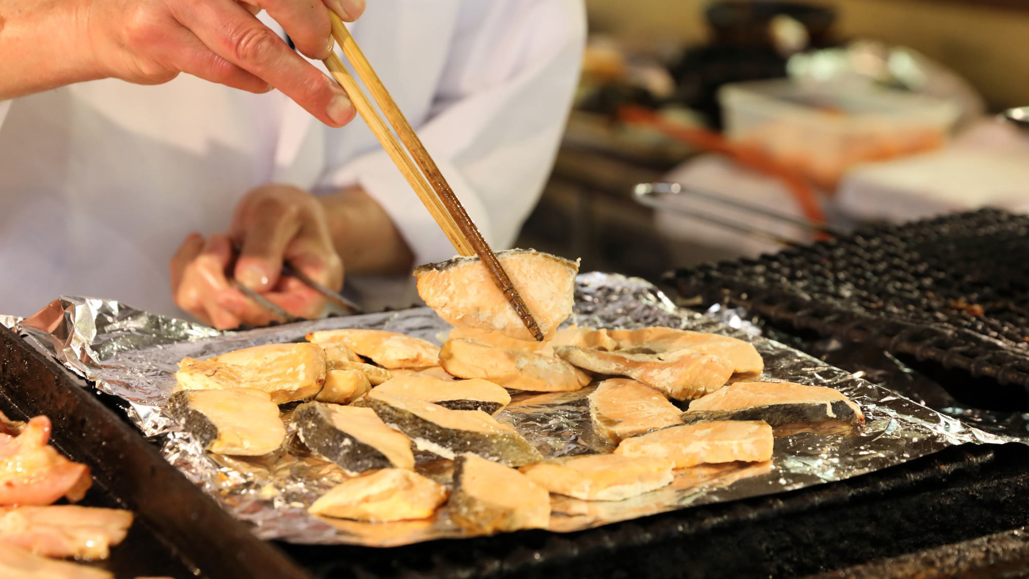 【朝食】和洋バイキング／オープンキッチン 料理一例