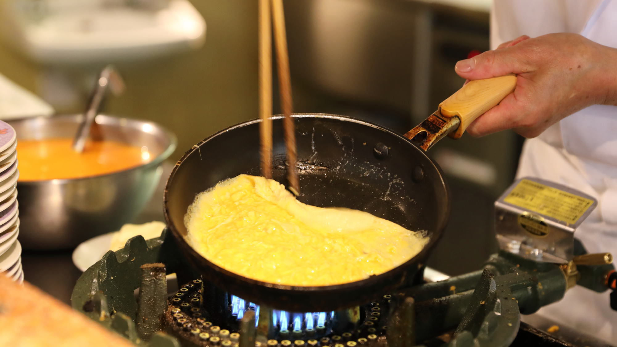 【朝食】和洋バイキング／オープンキッチン 料理一例