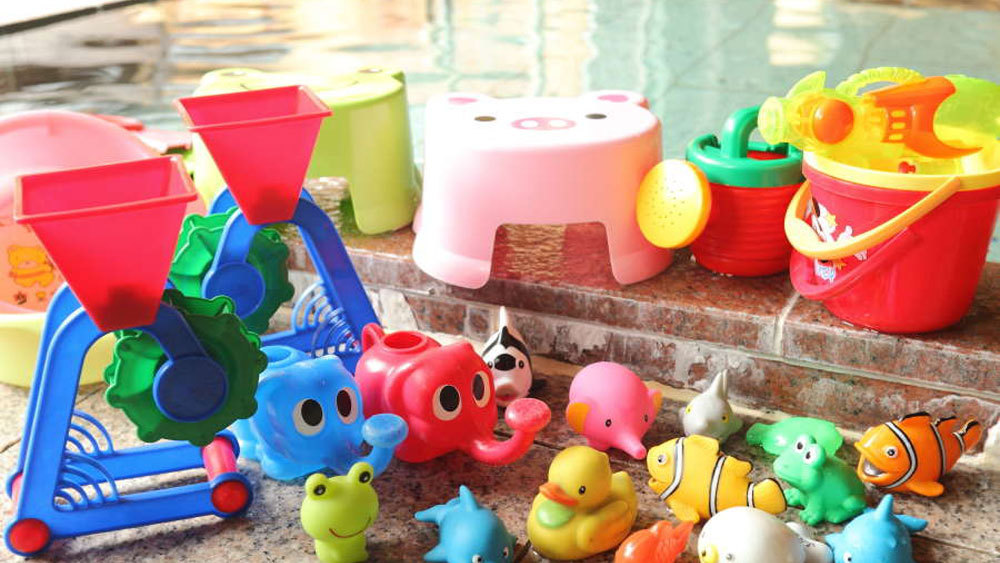 お風呂のおもちゃも自由にご利用ください。