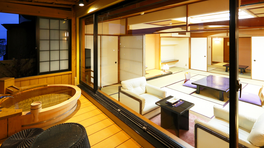 露天付客室「桔梗」