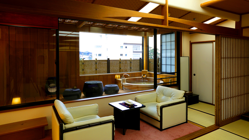 露天付客室「桔梗」