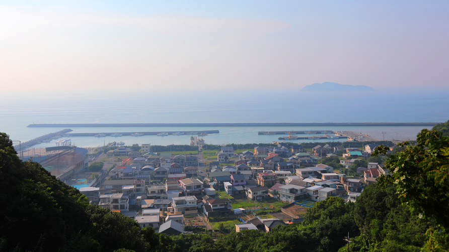 【有田みかん街道からの景色】