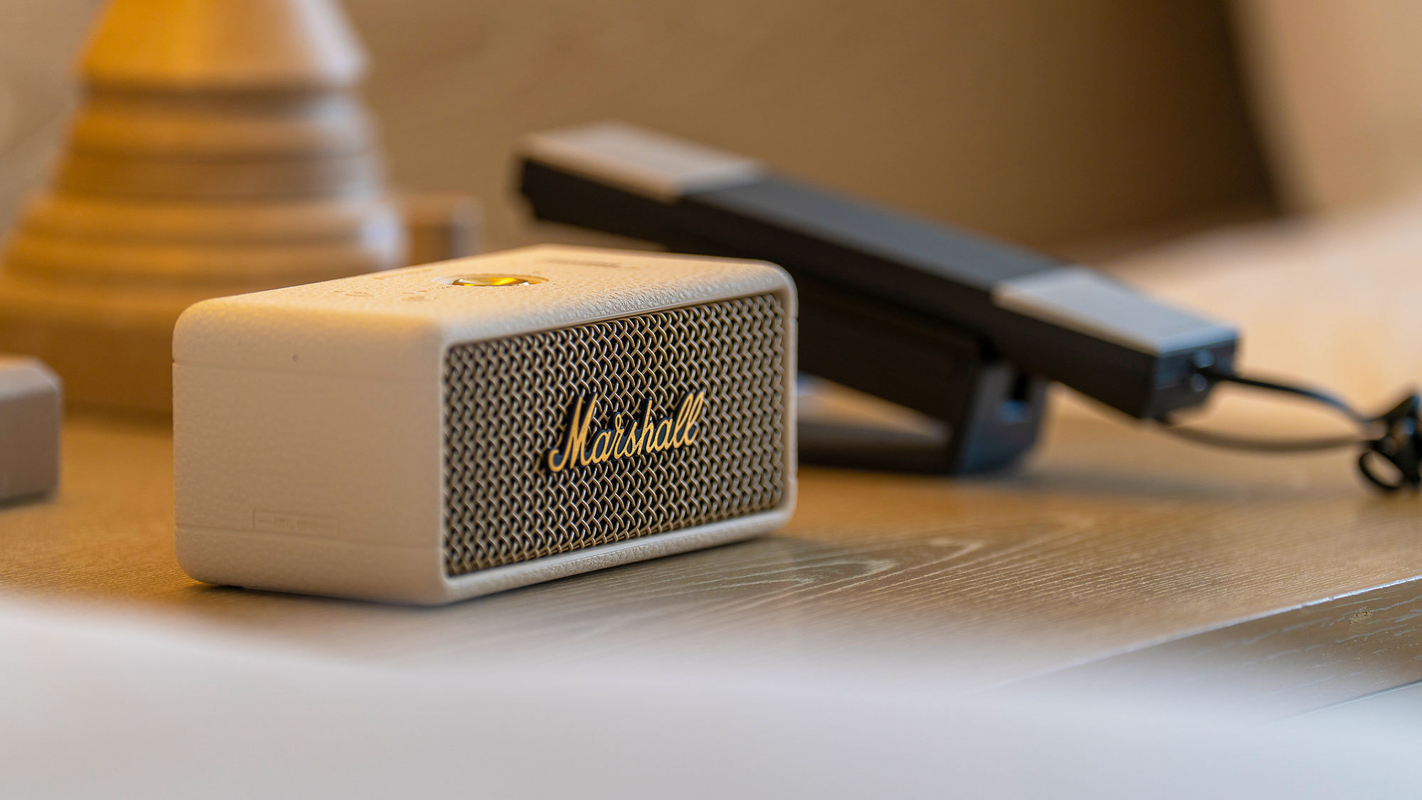 【エグゼクティブジュニアスイート設備】臨場感のあるサウンド体験が魅力のマーシャル製スピーカーをご用意