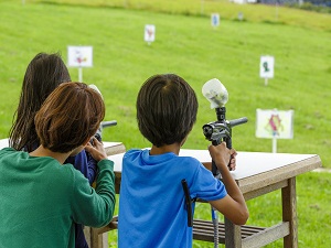 ４０発の射撃体験が出来るペイントボール