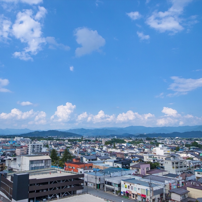 景色米沢市内の景色