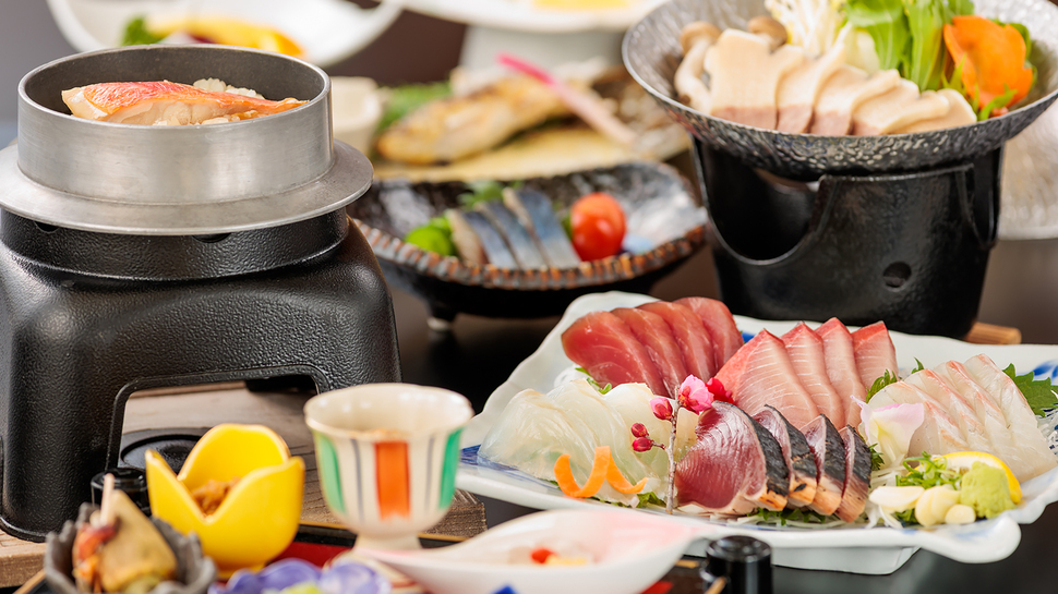 土佐名物・特会席プランお料理（イメージ）