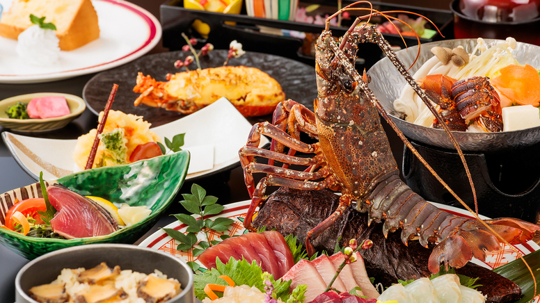 伊勢海老づくしのグルメ会席プランお料理（イメージ）