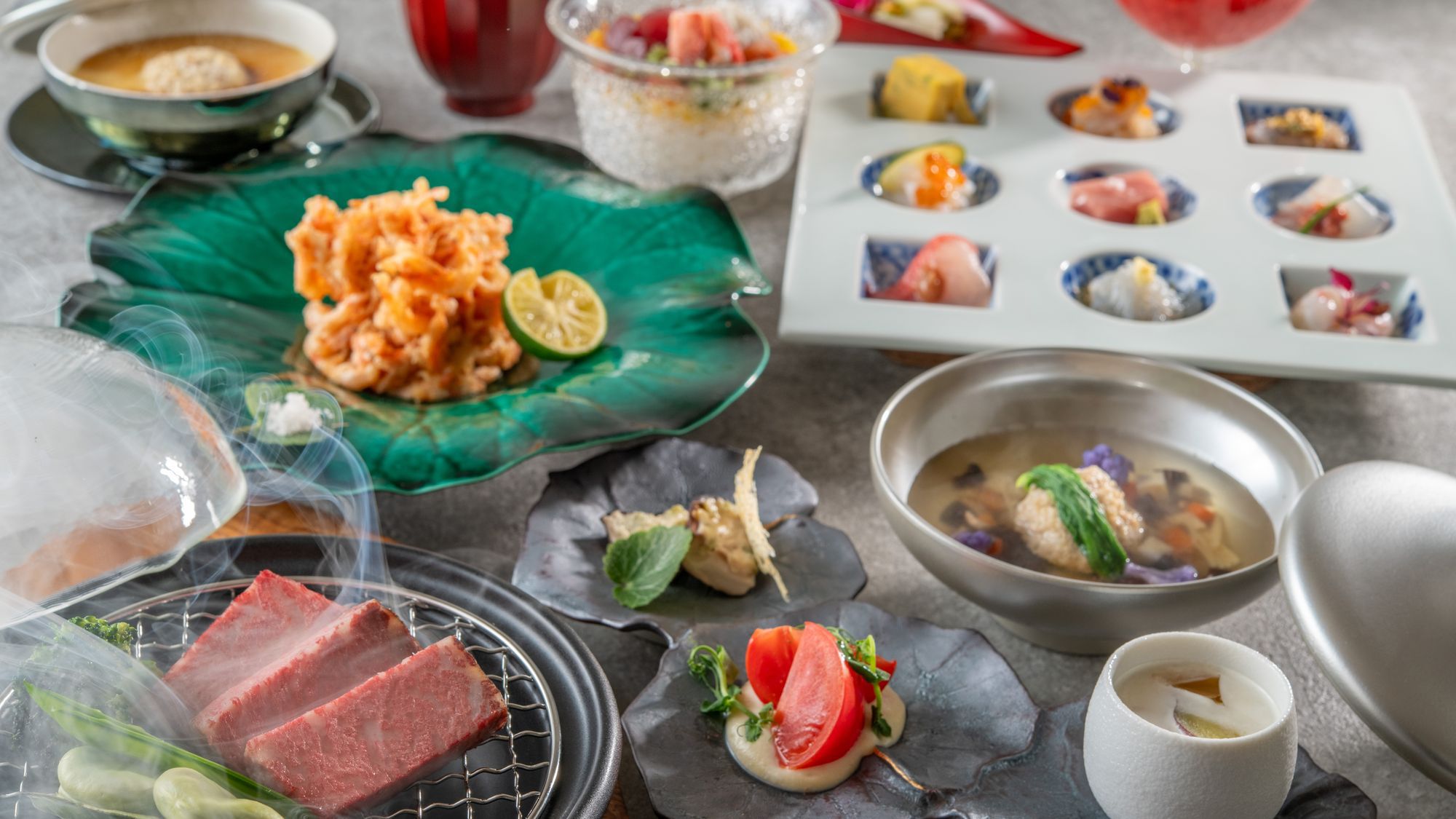 土地の恵み会席（イメージ）