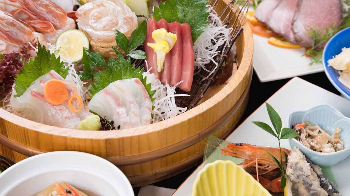 *和食会席/桶盛コース（料理一例）(お造りは２人盛り
