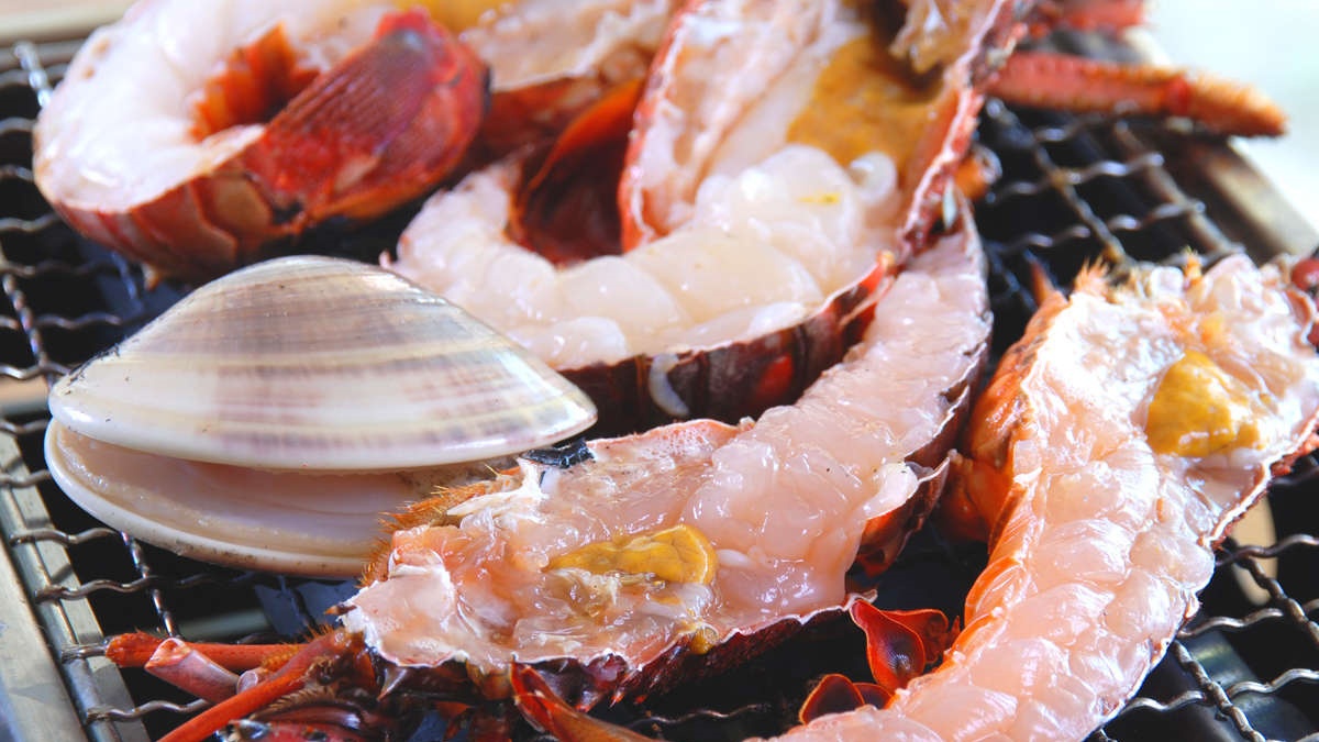 *ご夕食一例/海鮮焼き