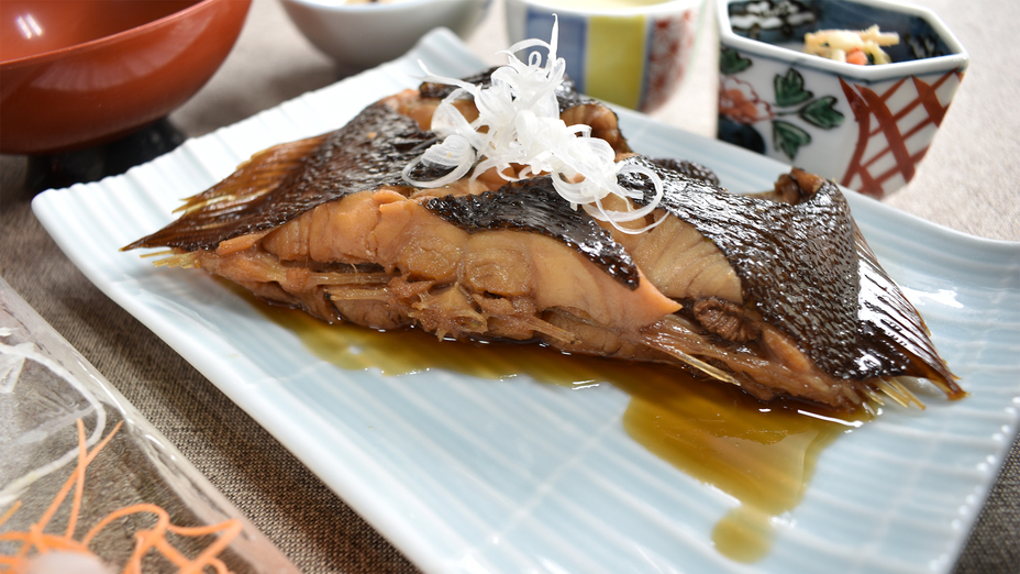 夕食人気のカレイの煮付