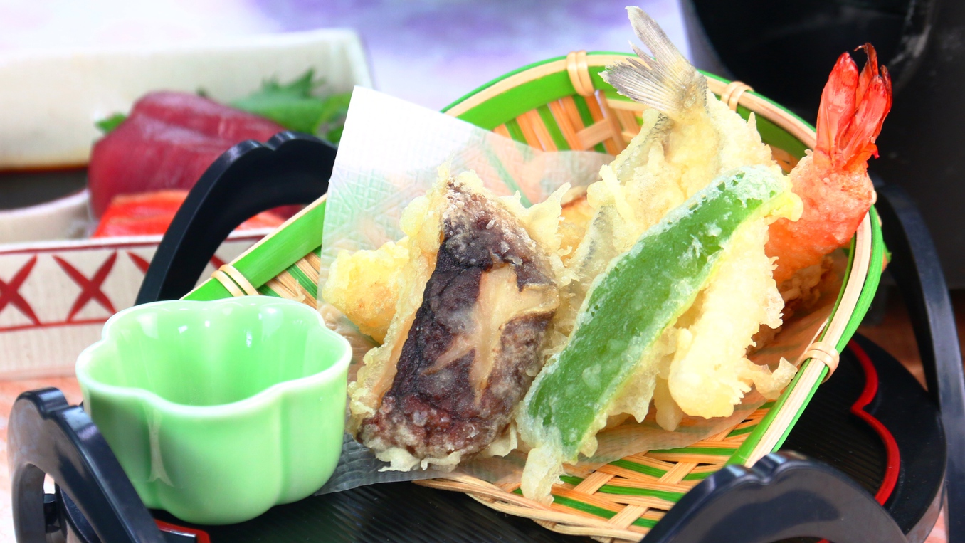 季節の食材をシンプルに天ぷらでお召し上がりください。