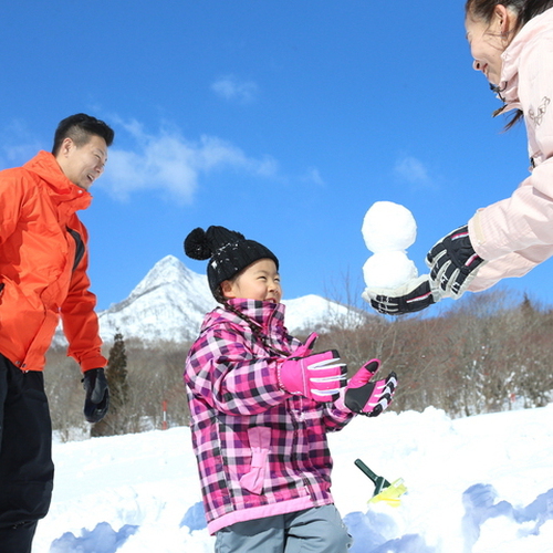 令和初の雪遊びファミリープラン