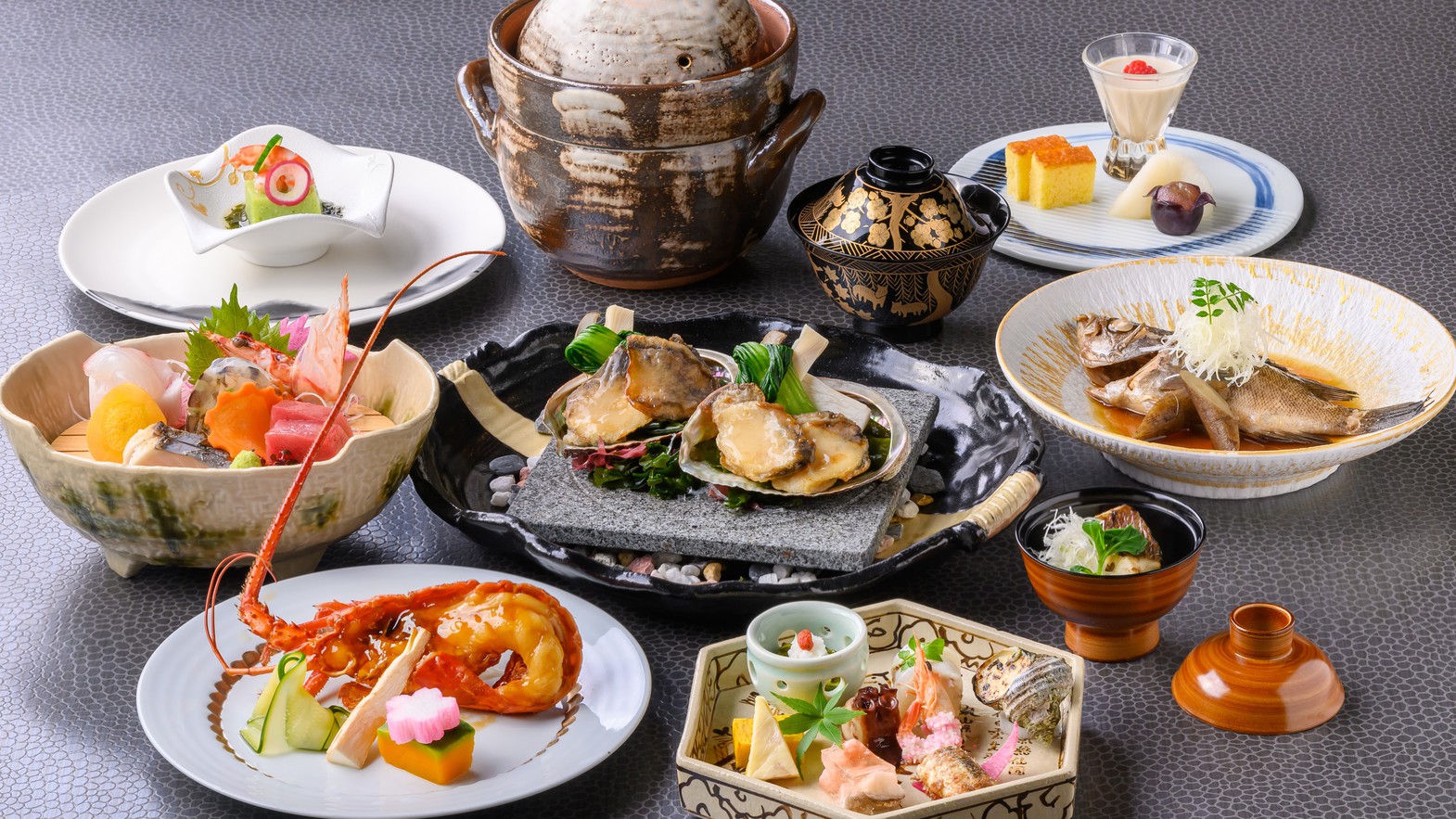 【ご夕食】もんど岬味覚料理※4月〜9月イメージ