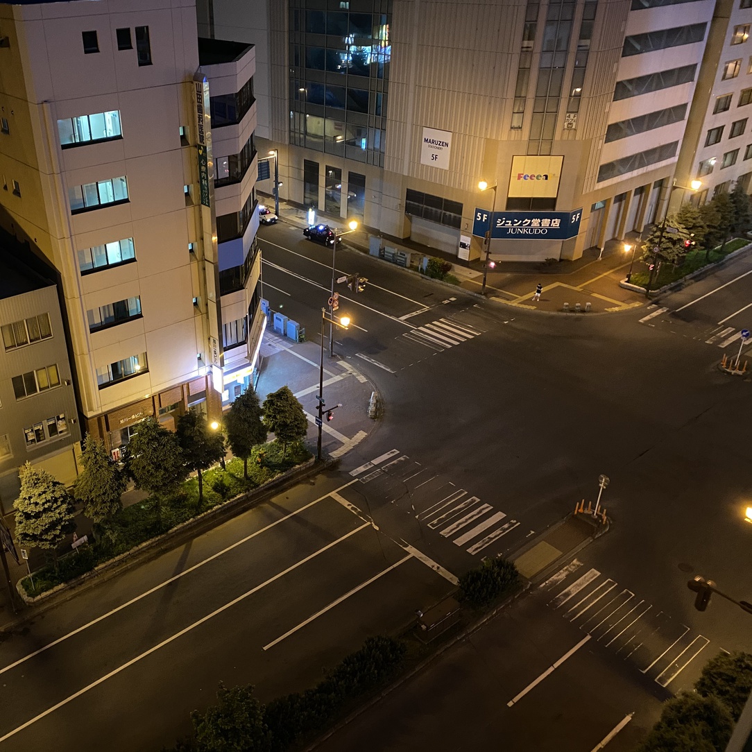 和洋室からの景色(夜)２