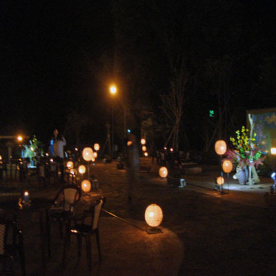 月明かりーイベント会場＝「ふれあい公園」