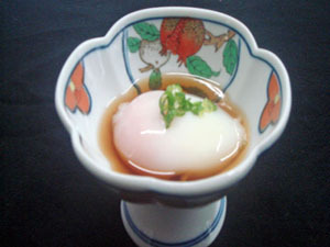 温泉地の温泉たまご