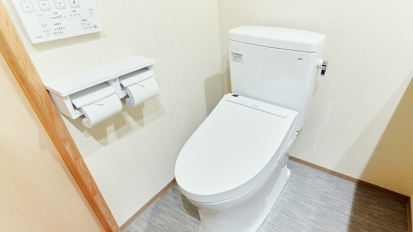 *【ガーデンビュー和室（西側）】トイレと洗面台をリニューアルいたしました