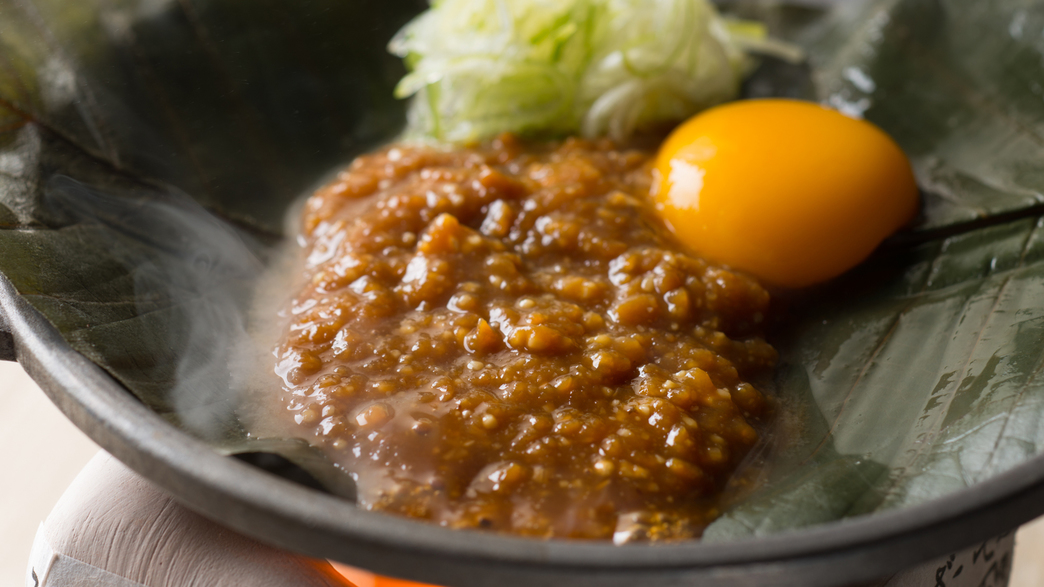 【飛騨名物朴葉味噌焼き】