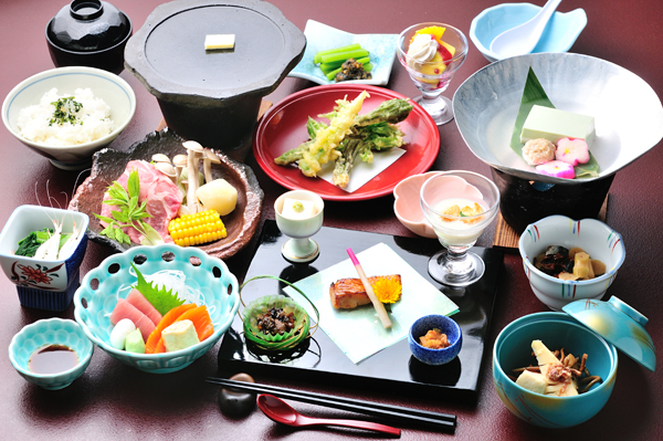 松茸プラン料理一例