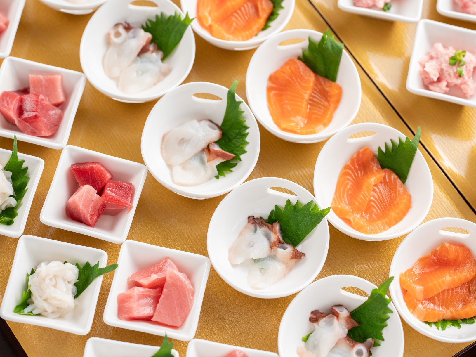 【海鮮小鉢】まぐろ、タコ、サーモン…;など新鮮な海鮮をご用意