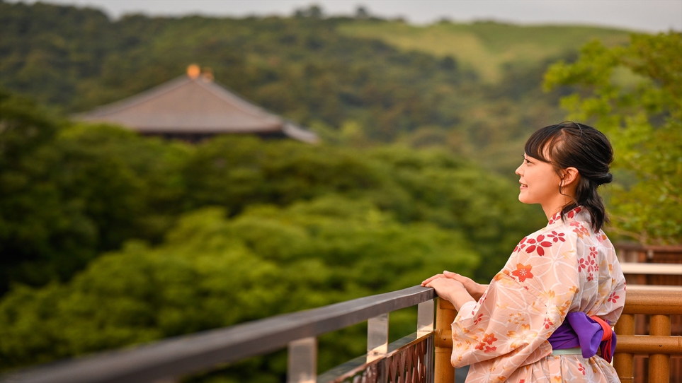 〜屋上空中庭園〜奈良の宿泊施設でこの景色は当館だけ〜