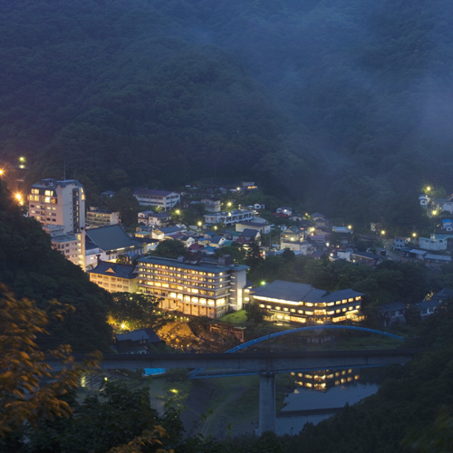 川治温泉全景イメージ（夜）