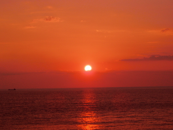 伊豆最西端の夕日