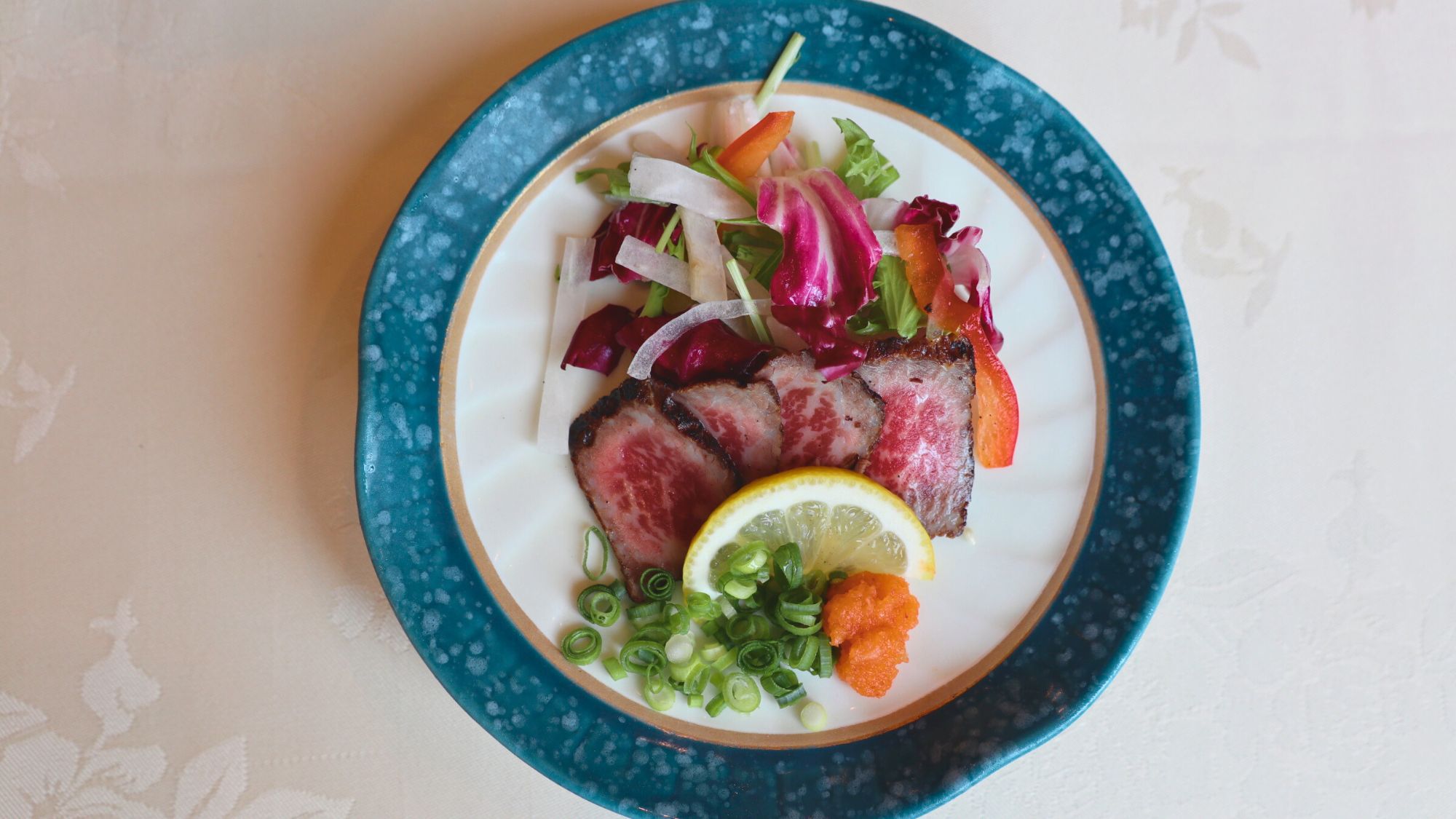 【メインは大分和牛陶板焼き】基本会席