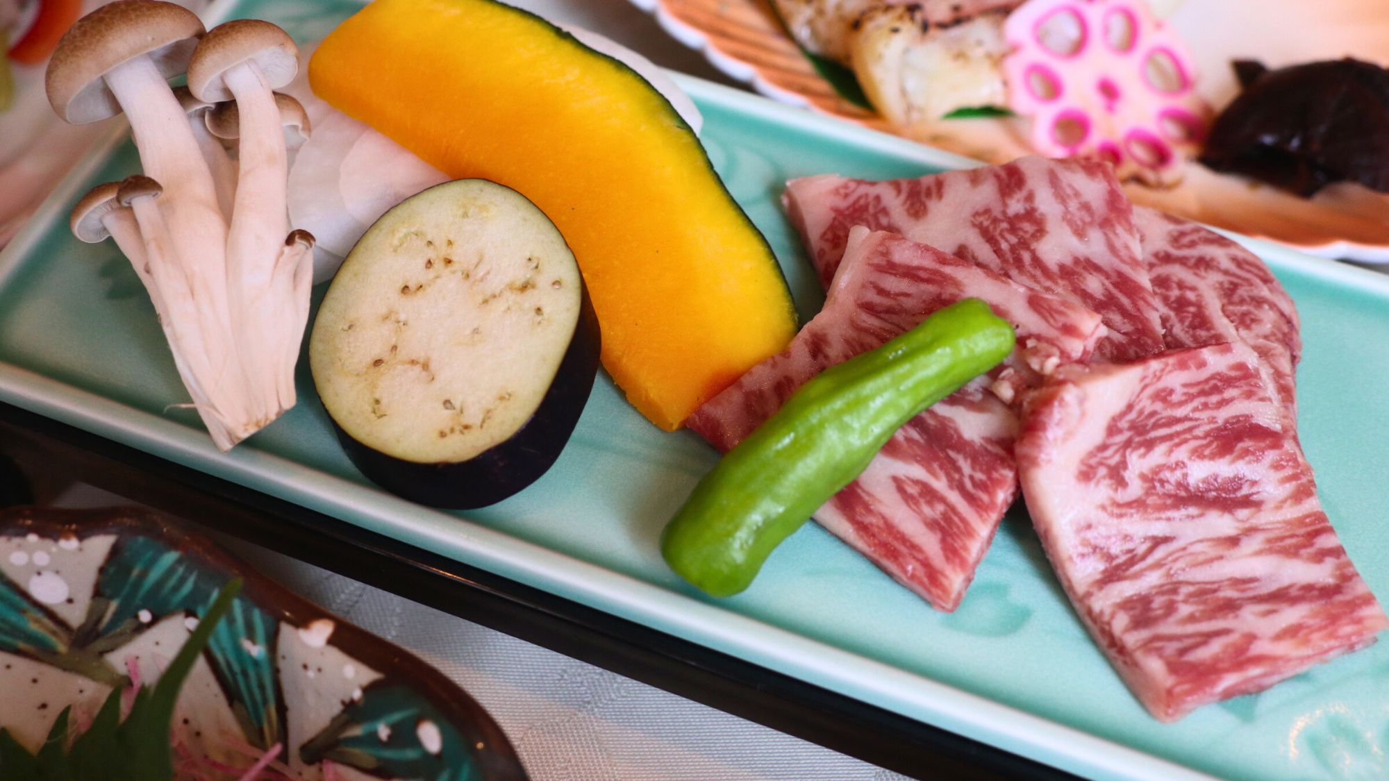 【メインは大分和牛陶板焼き】基本会席