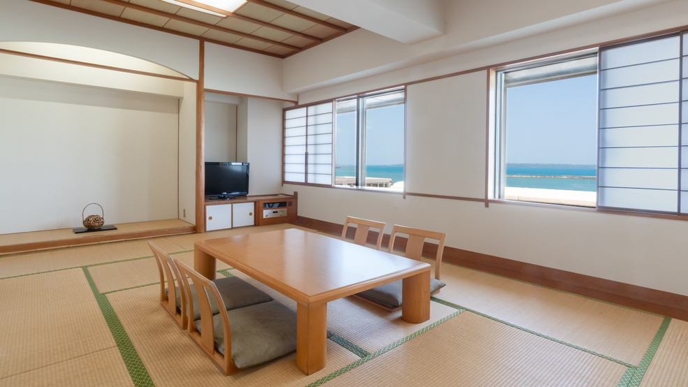 檜（ヒノキ）風呂付き和室（定員5名12畳 50平米） 客室イメージ