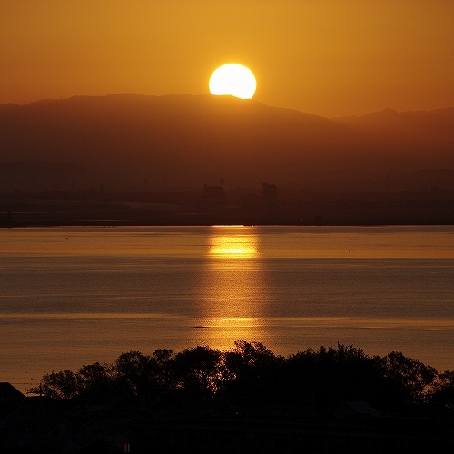 びわ湖景色