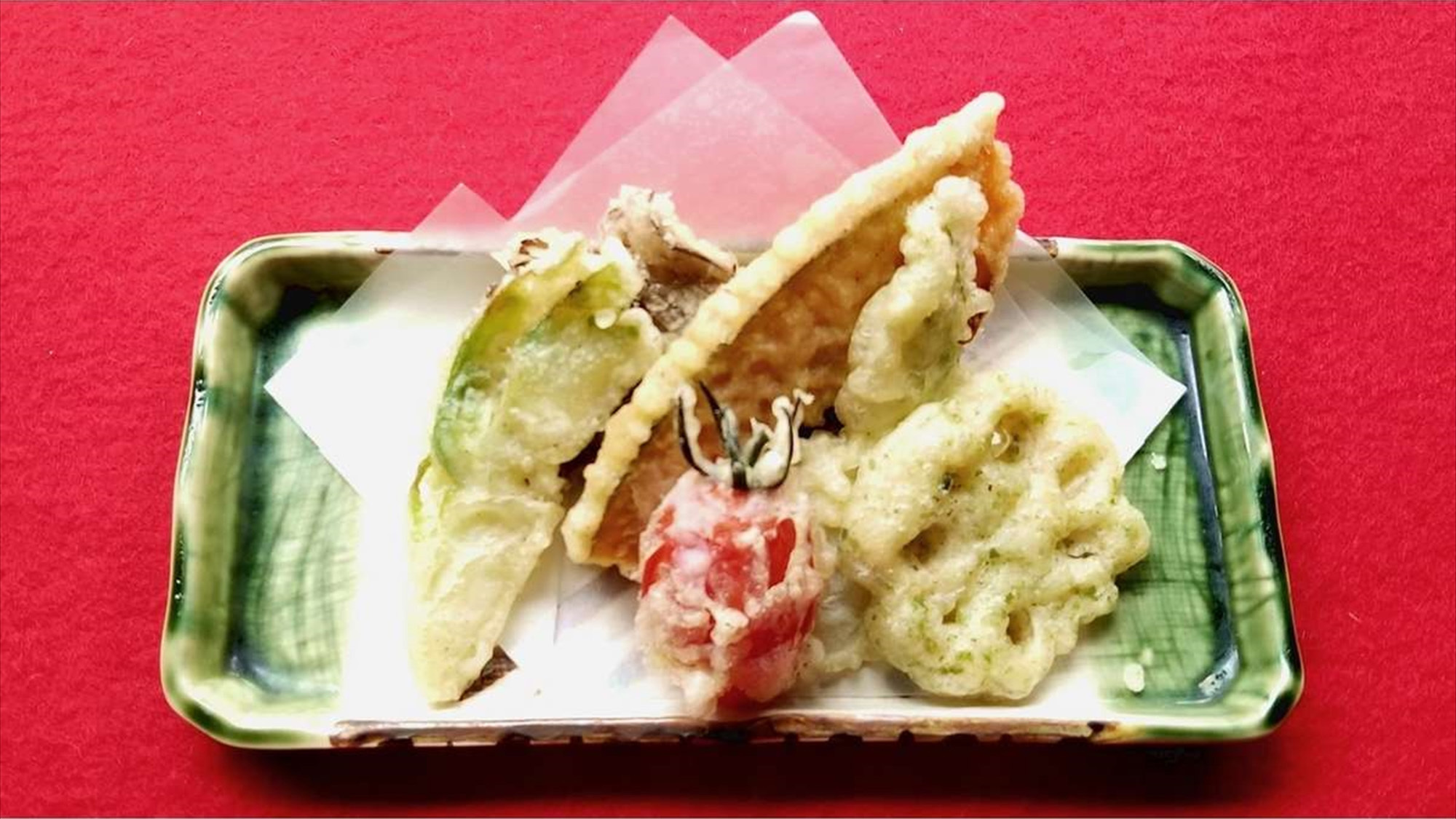 季節野菜の天ぷら(一例）