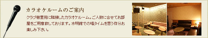 カラオケのご案内