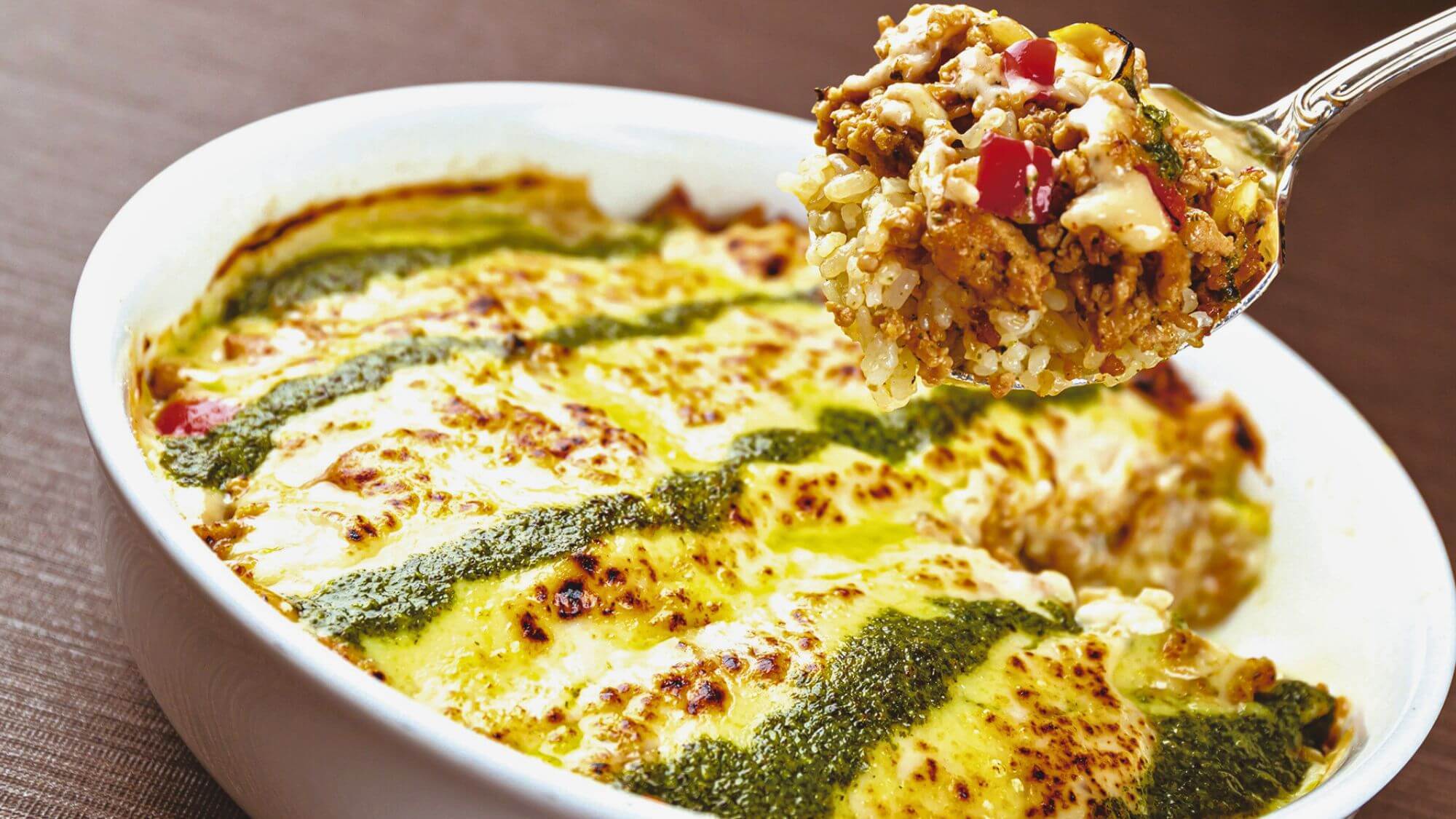 【2025-2026冬バイキング】大山鶏ガパオライスグラタン