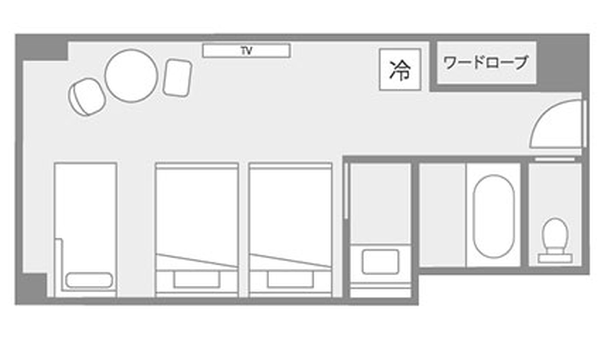 スーペリアツイン平面図