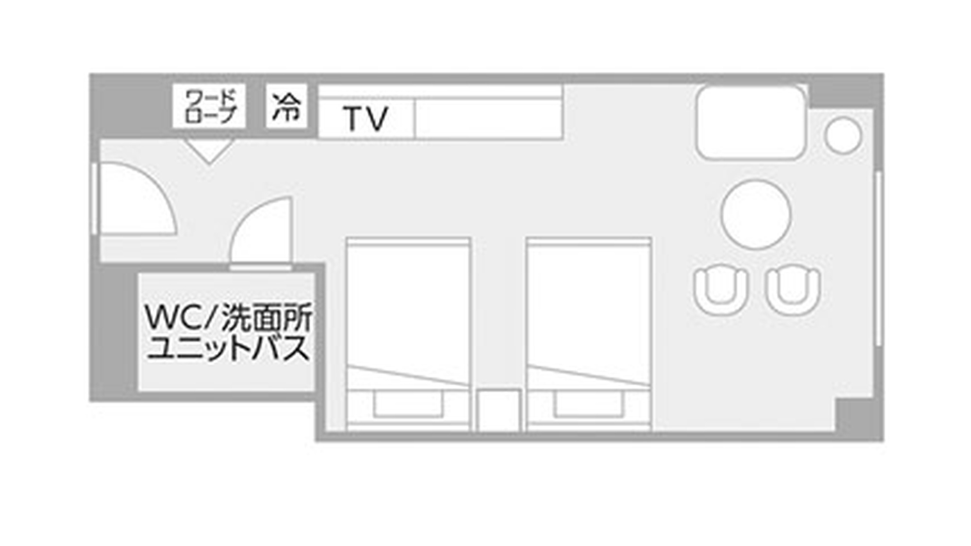 クラシックツイン平面図