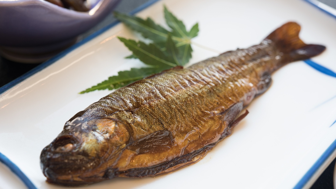 *【ご朝食一例/川魚】素朴だけど元気が出る、そんな朝ごはん。