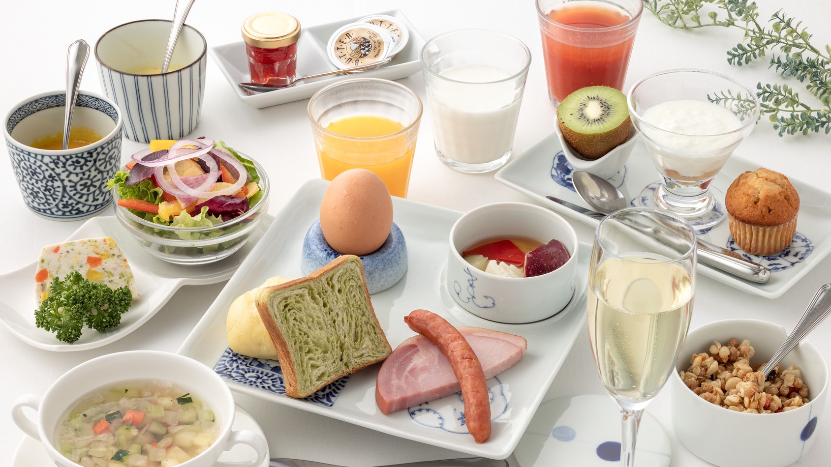 朝食一例