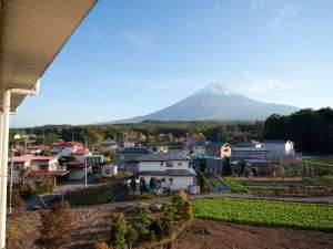 和室のお部屋からの景色