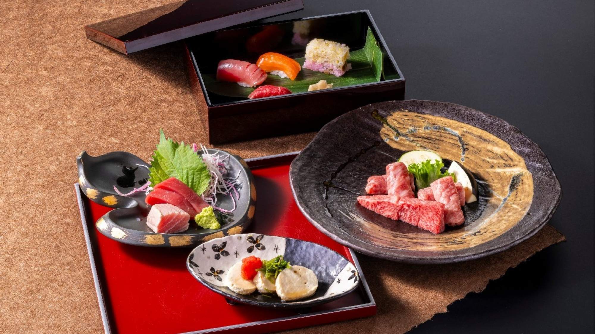 【秋の胡蝶膳】甲州牛をはじめ、今の季節でしか味わえない山梨の至高の逸品を揃えました