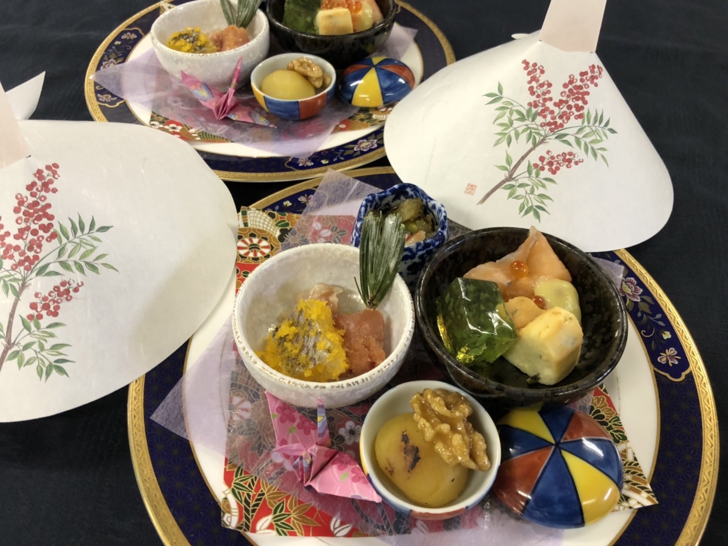 新春の逸品会席前菜