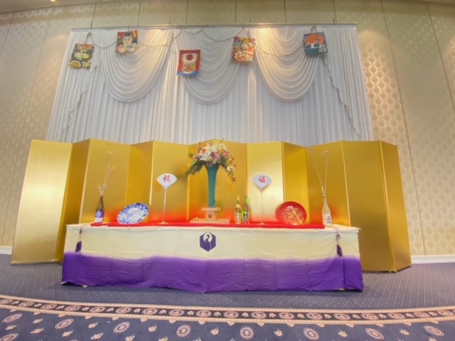 新春夕食会場