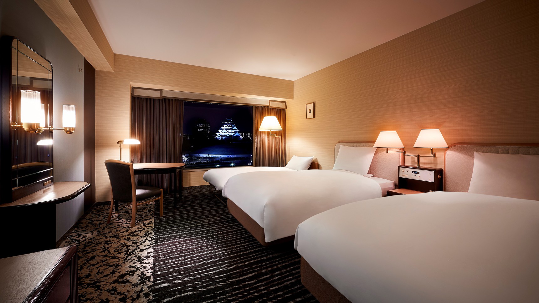 スーペリアツイン +エキストラベッド（30㎡、キャッスルビュー）