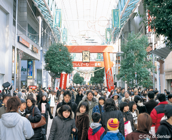 仙台初売り当ホテルの周りは有名店揃い