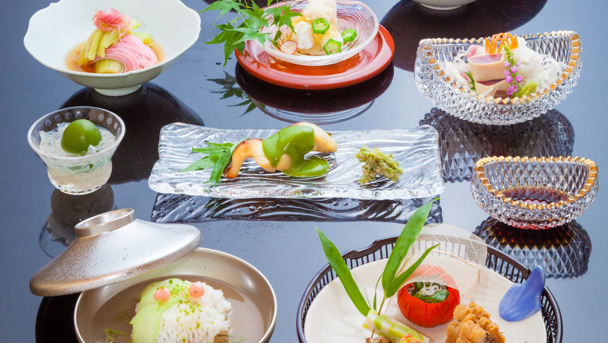 夏の京懐石料理イメージ
