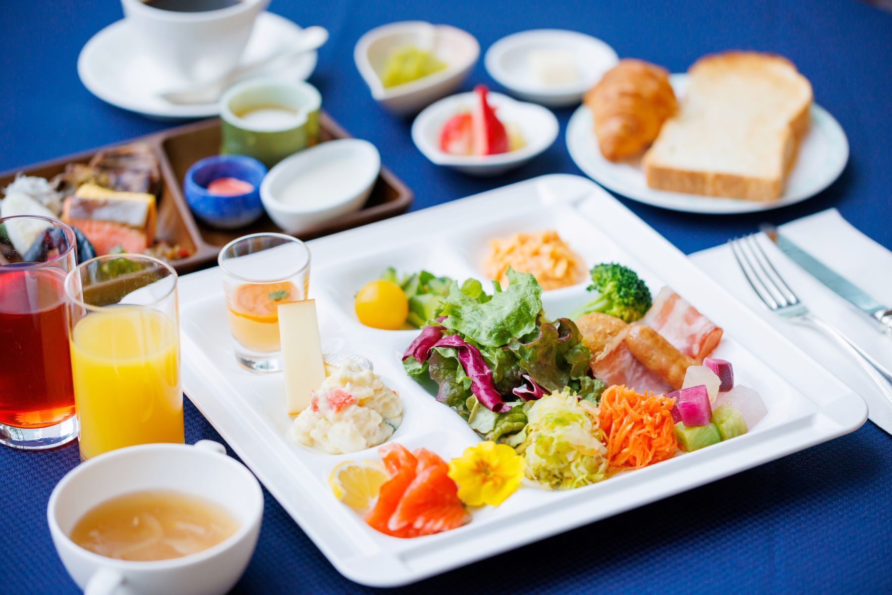 朝食盛り付けイメージ