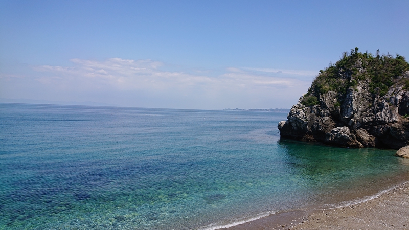 *由良海岸の絶景