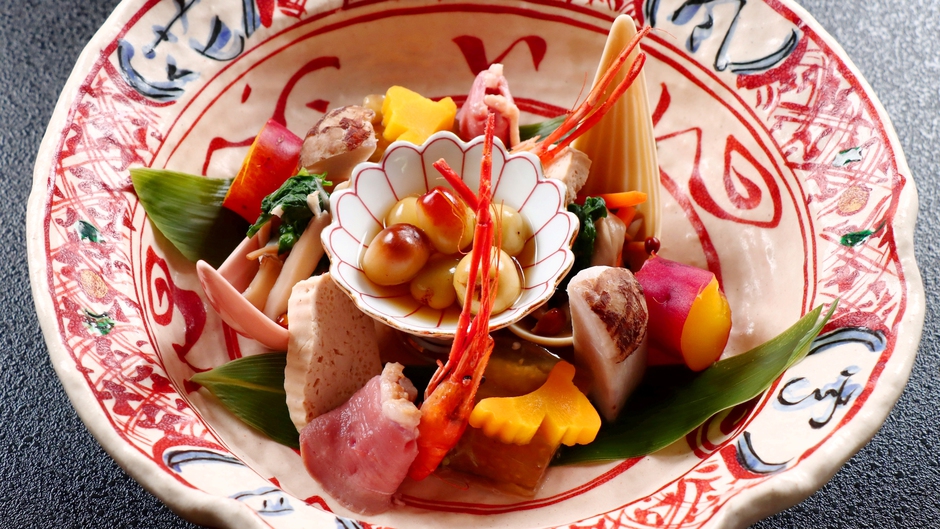 ＊夕食一例秋の彩り〜飛騨の鄙盛り